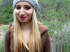 Mofos - Sexy Euro girl gets pounded outside