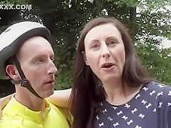 Mature brit spunked on