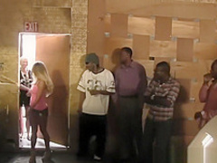 Britney Young enjoys her first interracial gangbang