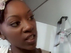 Sexy Erika Vution opens up to get her pussy licked