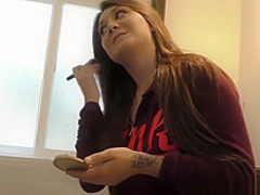 Young wife Jojo Kiss fucks muscular black trainer