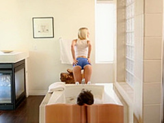 Passion-HD - Skinny Sierra Nevadah swallows a load of cum