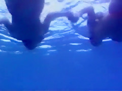 Josie underwater