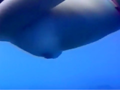 Josie underwater