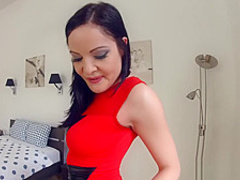 Dolly has great tits and wants the cum blown inside