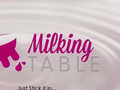 MilkingTable Horny MILF fucks The Neighbor