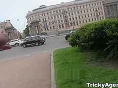 Tricky casting with a creampie