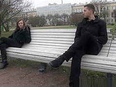 Teen with big titties horny for a good shag