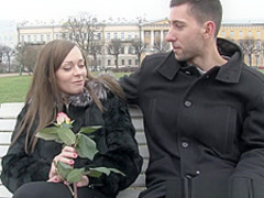 Teen with big titties horny for a good shag