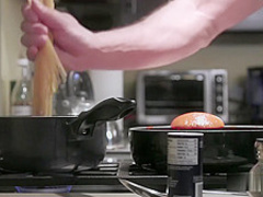 Food porn with gourmet tits