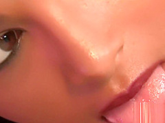 Fantastic ebony cutie pleasures a black boner