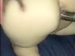 Taking a BBC in front of Daddy