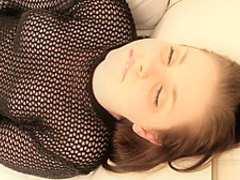 Slender girl opens wide to play with her vag