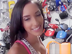 Mofos - Sexy Latina babe sucks cock