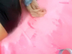 Freundin mit Fremdsperma in der Fotze gefickt