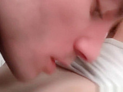 Slender teen looks great with cock thrusting in her