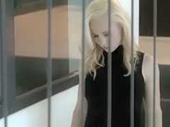 Bigassed bitch cum soaked