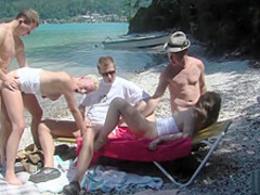 Orgy by the lake