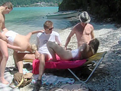 Orgy by the lake