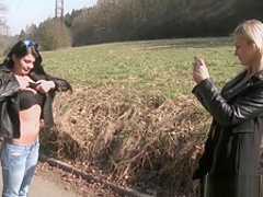 Tracy Delicious feasts on her friends tight pink pussy