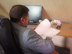 Horny Sisters Seduce and Fuck their Step Dad and share cumshot