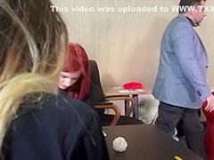 Horny Sisters Seduce and Fuck their Step Dad and share cumshot