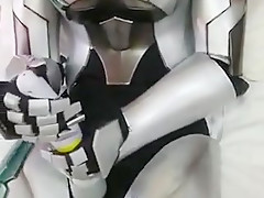 kigurumi battlesuit vibrating