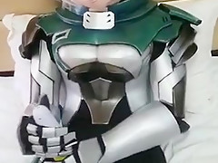 kigurumi battlesuit vibrating