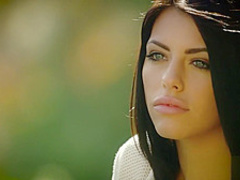 Brunette Adriana Chechik takes trio of BBC