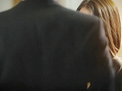 Brunette Adriana Chechik takes trio of BBC