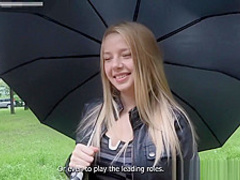 Sex casting for blonde teeny