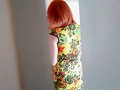 ShesNew Hot booty busty redhead babe rides big cock