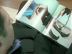 Skinny Adrianna strips for him