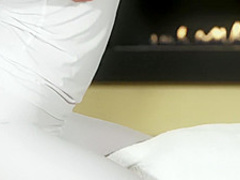 Massage Rooms Oily lesbian sex for beautiful big tits Asian babe