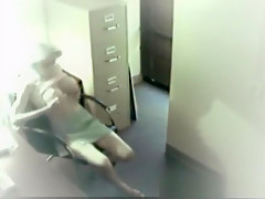 Busty secretary babe