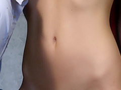 Sexy Kristi dancing the anal tango