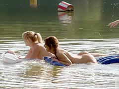 Lucky guy having a good time at the lake pt 4