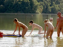 Lucky guy having a good time at the lake pt 4