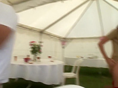 Big boobed babes in hot orgy