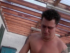 Petite babe fucked in his car