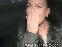 Public Agent Alicia Wild Shows her Tits and Fucks his Cock