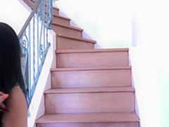 Teen hottie Alaina Kristar left a sticky mess after head