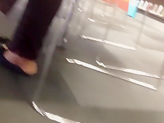 Shoe Dangle in the Library