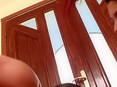 Tanya has trouble fitting his cock in