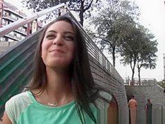 Teen fucked in elevator