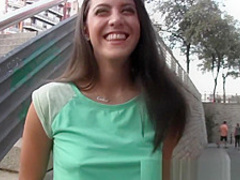 Teen fucked in elevator