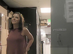 Slut gets gloryhole anal