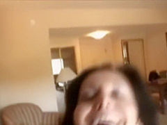 Incredibly hot MILF with big natural boobs