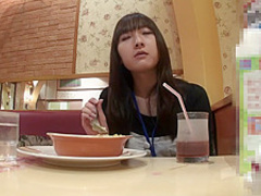 Lunch date ends with a creampie