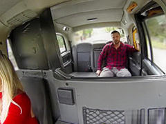Female taxi driver caught fucking her client